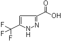 5-(三氟甲基)-1H-吡唑-3-羧酸分子结构 (CAS 129768-28-1)