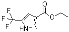 structure of CAS# 129768-30-5, 5-三氟甲基-1H-吡唑-3-羧酸乙酯