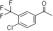 4'-氯-3'-(三氟甲基)苯乙酮分子结构 (CAS 129825-11-2)