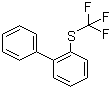 2-三氟甲硫基-1,1'-联苯分子结构 (CAS 129922-51-6)