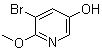 5-溴-6-甲氧基-3-吡啶醇分子结构 (CAS 1299312-97-2)