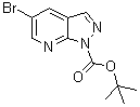 5-溴-1H-吡唑并[3,4-b]吡啶-1-羧酸叔丁酯分子结构 (CAS 1299607-55-8)