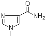1-甲基-1H-咪唑-4-甲酰胺分子结构 (CAS 129993-47-1)