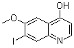 structure of CAS# 1300031-68-8, 7-碘-6-甲氧基-4-喹啉醇