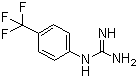 N-[4-(三氟甲基)苯基]胍分子结构 (CAS 130066-24-9)
