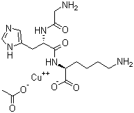 醋肽铜分子结构 (CAS 130120-57-9)