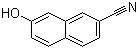 structure of CAS# 130200-58-7, 7-Cyano-2-naphthol