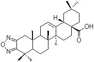 12-烯并[2,3-c][1,2,5]氧二氮茂-28-齐墩果酸分子结构 (CAS 130216-69-2)