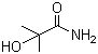 2-羟基异丁酰胺分子结构 (CAS 13027-88-8)