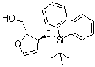 structure of CAS# 130277-32-6, 1,4-脱水-2-脱氧-3-O-[(叔丁基)二苯基硅]-D-赤式-戊-1-烯糖醇