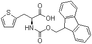 structure of CAS# 130309-35-2, (S)-N-Fmoc-2-Thienylalanine