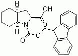 structure of CAS# 130309-37-4, Fmoc-L-八氢吲哚-2-甲酸