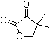 structure of CAS# 13031-04-4, 4,4-Dimethyl-2,3-furandione