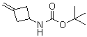 (3-亚甲基环丁基)氨基甲酸叔丁酯分子结构 (CAS 130369-04-9)