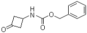(3-氧代环丁基)氨基甲酸苄酯分子结构 (CAS 130369-36-7)