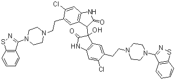 齐拉西酮相关物 C分子结构 (CAS 1303996-68-0)