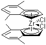 双(4,7-二甲基茚基)二氯化锆分子结构 (CAS 130408-22-9)