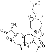 辛辣内酯 B分子结构 (CAS 130430-97-6)