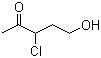 structure of CAS# 13045-13-1, 3-氯-4-氧代-1-戊醇