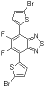 structure of CAS# 1304773-89-4, 4,7-二(5-溴-2-噻吩基)-5,6-二氟-2,1,3-苯并噻二唑