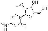 N,2'-O-二甲基胞苷分子结构 (CAS 13048-95-8)