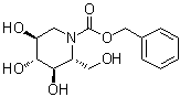 (2R,3R,4R,5S)-3,4,5-三羟基-2-(羟基甲基)-1-哌啶羧酸苄酯分子结构 (CAS 130539-12-7)
