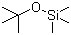 叔丁氧基三甲基硅烷分子结构 (CAS 13058-24-7)