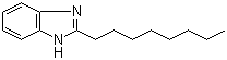 2-辛基苯并咪唑分子结构 (CAS 13060-24-7)