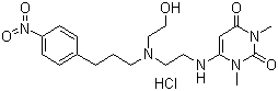structure of CAS# 130656-51-8, 盐酸尼非卡兰