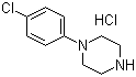 1-(4-氯苯基)哌嗪盐酸盐分子结构 (CAS 13078-12-1)