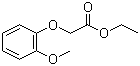 structure of CAS# 13078-21-2, 2-(2-甲氧基苯氧基)乙酸乙酯