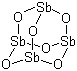 structure of CAS# 1309-64-4, 三氧化二锑