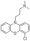 4-氯丙嗪分子结构 (CAS 13094-24-1)