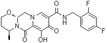CAS # 1309560-49-3, (4S,12aR)-N-[(2,4-Difluorophenyl)methyl]-3,4,6,8,12,12a-hexahydro-7-hydroxy-4-methyl-6,8-dioxo-2H-pyrido[1',2':4,5]pyrazino[2,1-b][1,3]oxazine-9-carboxamide