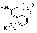 structure of CAS# 131-27-1, 2-Amino-4,8-naphthalenedisulfonic acid