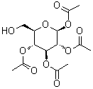 structure of CAS# 13100-46-4, 1,2,3,4-四-O-乙酰基-beta-D-葡萄糖