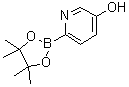 structure of CAS# 1310383-01-7, 6-(4,4,5,5-Tetramethyl-1,3,2-dioxaborolan-2-yl)-3-pyridinol