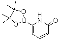 6-(4,4,5,5-四甲基-1,3,2-二氧硼杂环戊烷-2-基)-2(1H)-吡啶酮分子结构 (CAS 1310405-04-9)