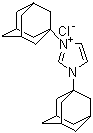 1,3-二金刚烷基氯化咪唑分子结构 (CAS 131042-78-9)