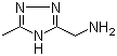 structure of CAS# 131052-49-8, 5-甲基-3-氨甲基-1H-1,2,4-三唑