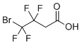 4-溴-4,4,3,3-四氟丁酸分子结构 (CAS 131118-43-9)