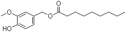 CAS # 131119-10-3, Vanillyl nonanoate, Nonanoic acid vanillyl ester, Nonanoic acid (4-hydroxy-3-methoxyphenyl)methyl ester