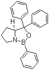 (S)-四氢-1,3,3-三苯基-1H,3H-吡咯并[1,2-c][1,3,2]恶唑硼烷分子结构 (CAS 131180-90-0)