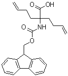 2-(3-丁烯-1-基)-2-[[(9H-芴-9-基甲氧基)羰基]氨基]-5-己烯酸分子结构 (CAS 1311992-98-9)