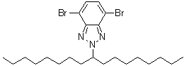 structure of CAS# 1312118-15-2, 4,7-二溴-2-(十七烷-9-基)-2H-苯并[1,2,3]三唑