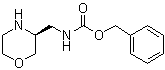 N-[[(3S)-吗啉-3-基]甲基]氨基甲酸苄酯分子结构 (CAS 1312161-63-9)