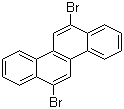 6,12-二溴䓛分子结构 (CAS 131222-99-6)