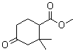 2,2-二甲基-4-氧代环己烷羧酸甲酯分子结构 (CAS 1312535-32-2)