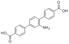 structure of CAS# 1312703-28-8, 2'-氨基-[1,1':4',1''-三联苯]-4,4''-二甲酸