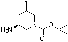 structure of CAS# 1312810-39-1, (3S,5R)-3-氨基-5-甲基-1-哌啶羧酸叔丁酯